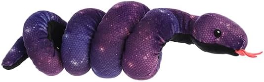 Aurora® Playful Snake Wrist Wranglers™ Twilight Galaxy Snake™ Stuffed Animal - Vibrant Colors for an Eye-Catching Design - Perfect for Kids, Adults, and Any Reptile Enthusiasts
