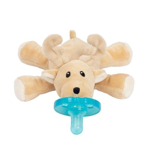 WubbaNub Infant Pacifier - Tan Reindeer