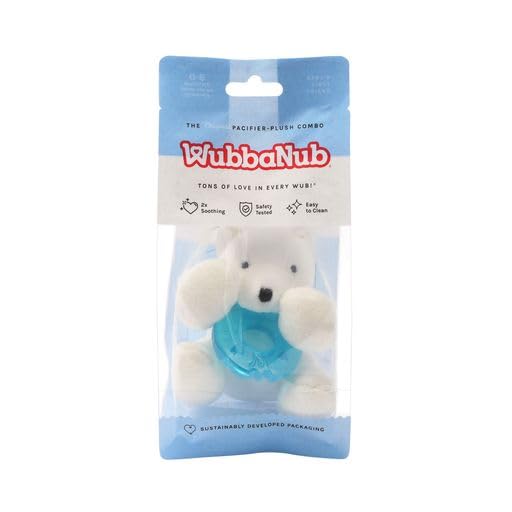 WubbaNub Infant Pacifier - White Polar Bear
