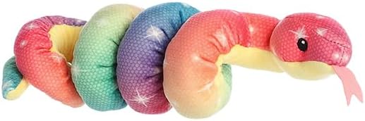 Aurora Wrist Wranglers 8" Wrist Wranglers Rainbow Dreams Snake Playful Stuffed Animal
